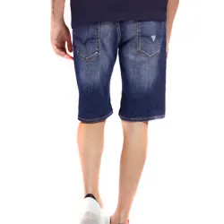 Short homme Guess Slim abrasions Jeans - ZESHOES