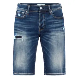 Short homme Guess Slim abrasions Jeans - ZESHOES