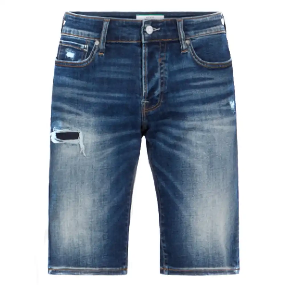 Short homme Guess Slim abrasions Jeans - ZESHOES