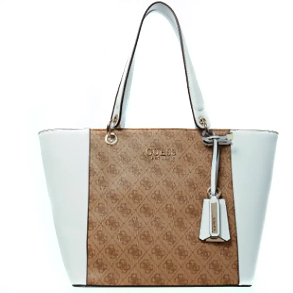 Sac a main femme Guess Kamryn logo 4g Blanc - ZESHOES