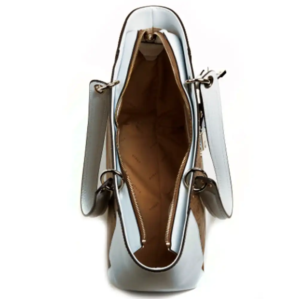 Sac a main femme Guess Kamryn logo 4g Blanc - ZESHOES