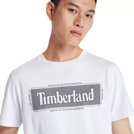 T shirt manche courte homme Timberland Blanc Tfo yc ss graphic