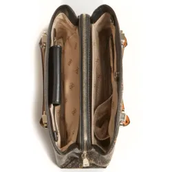 Sac a main femme Guess Tyren logo 4g Marron - ZESHOES