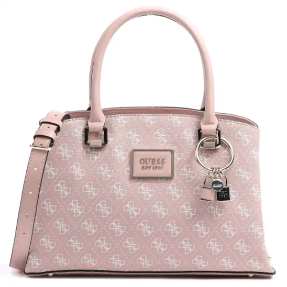 Sac a main femme Guess Tyren logo 4g Rose - ZESHOES Sac a main femme Guess Tyren logo 4g Rose - ZESHOES
