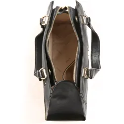 Sac a main femme Guess Dalma breloque logo Noir - ZESHOES