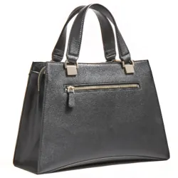 Sac a main femme Guess Dalma breloque logo Noir - ZESHOES