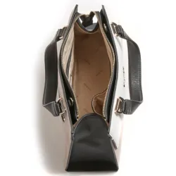 Sac a main femme Guess Dalma breloque logo Blanc - ZESHOES