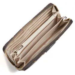 Portefeuille femme Guess Maxi tyren Marron - ZESHOES