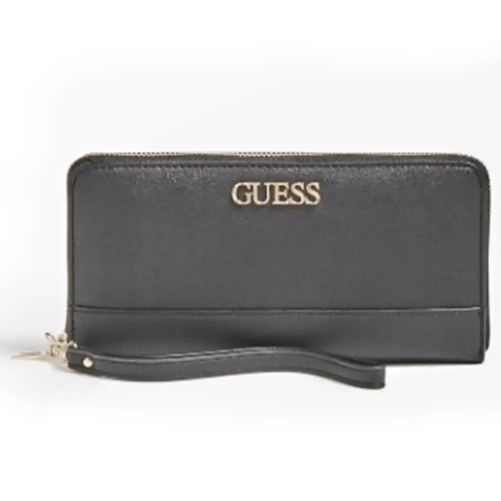 Portefeuille femme Guess Maxi dalma Noir - ZESHOES