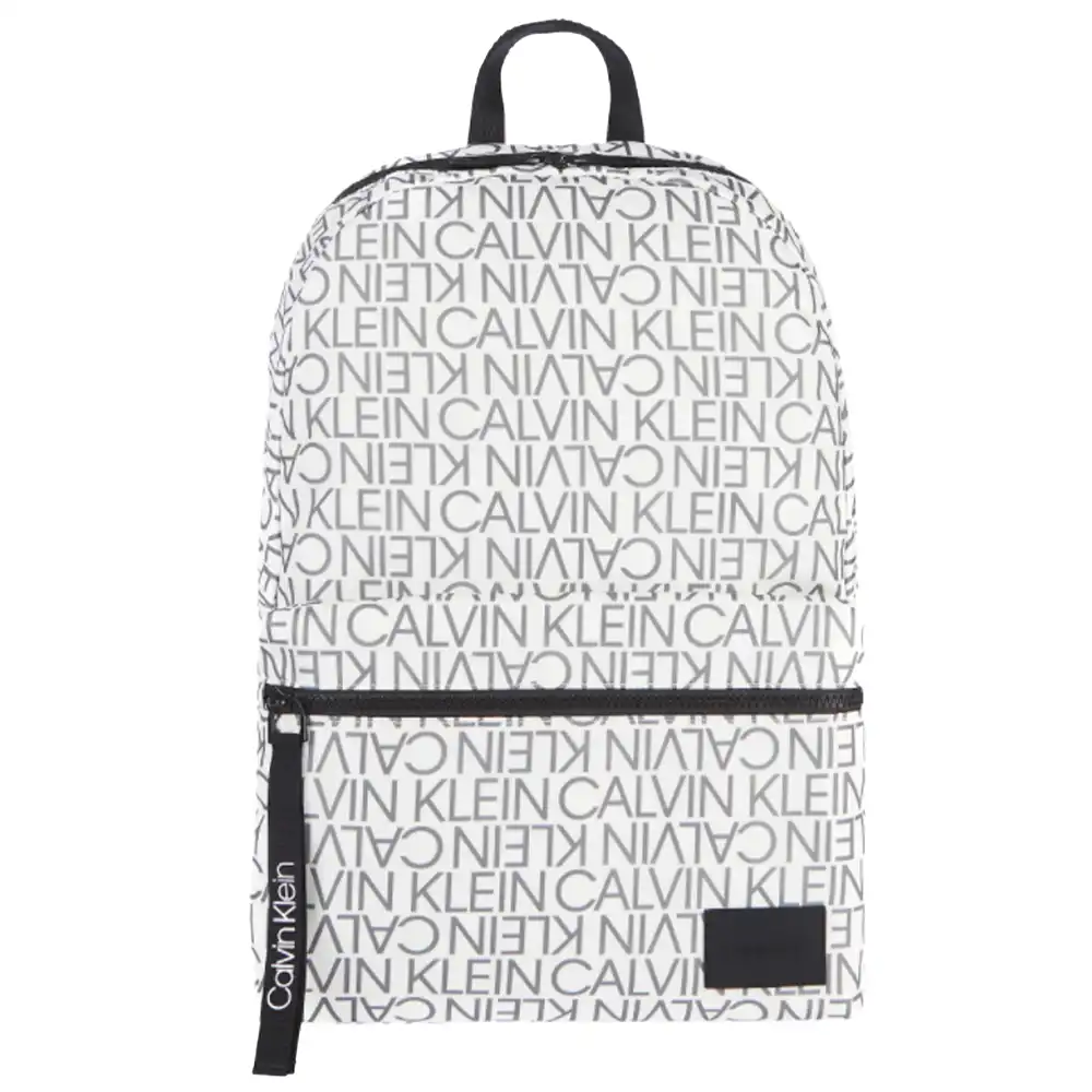 Sac à dos homme Calvin Klein Recycled blend round Blanc - ZESHOES