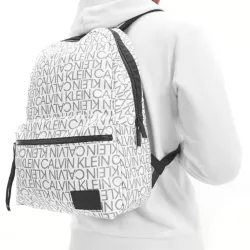 Sac à dos homme Calvin Klein Recycled blend round Blanc - ZESHOES