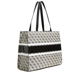 Sac a main femme Guess Cabas Monique logo 4g Gris - ZESHOES Sac a main femme Guess Cabas Monique logo 4g Gris - ZESHOES