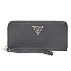 Portefeuille femme Guess Maxi Ambrose Noir - ZESHOES Portefeuille femme Guess Maxi Ambrose Noir - ZESHOES