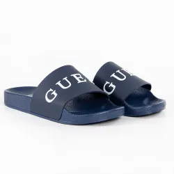 Claquette homme Guess Marine Bleu - ZESHOES