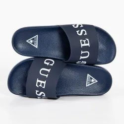 Claquette homme Guess Marine Bleu - ZESHOES Claquette homme Guess Marine Bleu - ZESHOES