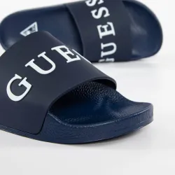 Claquette homme Guess Marine Bleu - ZESHOES Claquette homme Guess Marine Bleu - ZESHOES