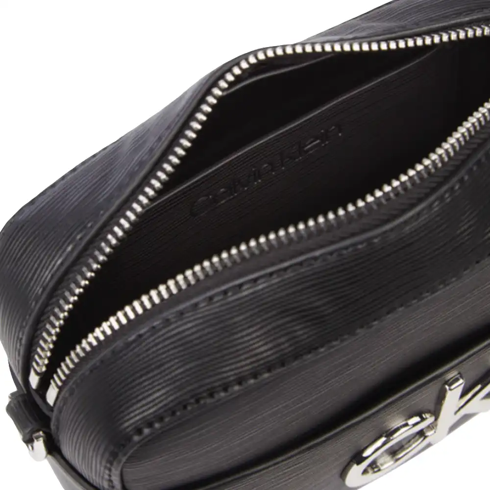 Pochette homme Calvin Klein Camera Noir - ZESHOES Pochette homme Calvin Klein Camera Noir - ZESHOES