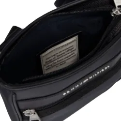 Sac a bandouliere homme Tommy Jeans Elevated nylon mini crossover Gris - ZESHOES Sac a bandouliere homme Tommy Jeans Elevated nylon mini crossover Gris - ZESHOES