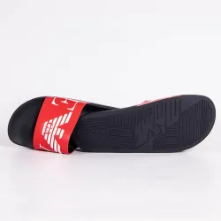 Claquette homme Emporio Armani beachwear Rouge - ZESHOES