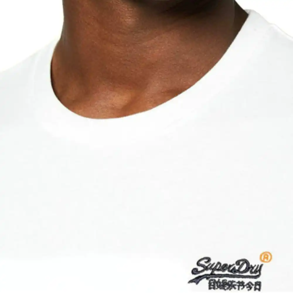 T shirt manche courte homme Superdry Classic logo Blanc - ZESHOES