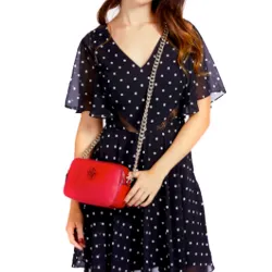 Pochette femme Guess Noelle Rouge - ZESHOES Pochette femme Guess Noelle Rouge - ZESHOES