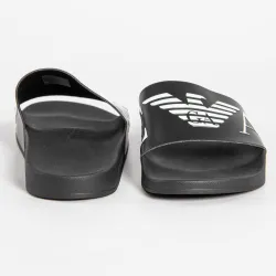 Claquette homme Emporio Armani beachwear Noir - ZESHOES