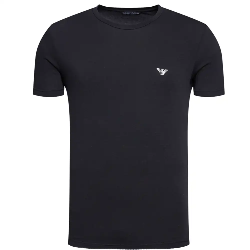 T shirt manche courte homme Emporio Armani Pack x2 stretch Blanc - ZESHOES T shirt manche courte homme Emporio Armani Pack x2 stretch Blanc - ZESHOES