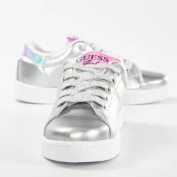 Basket basse femme Guess Silver girl Argent - ZESHOES