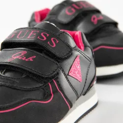 Basket basse fille Guess Classic logo Noir - ZESHOES