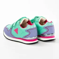 Basket basse fille Guess Mini girl Vert - ZESHOES