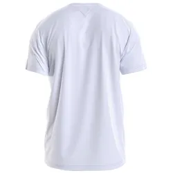 T shirt manche courte homme Tommy Jeans Corp logo Blanc - ZESHOES