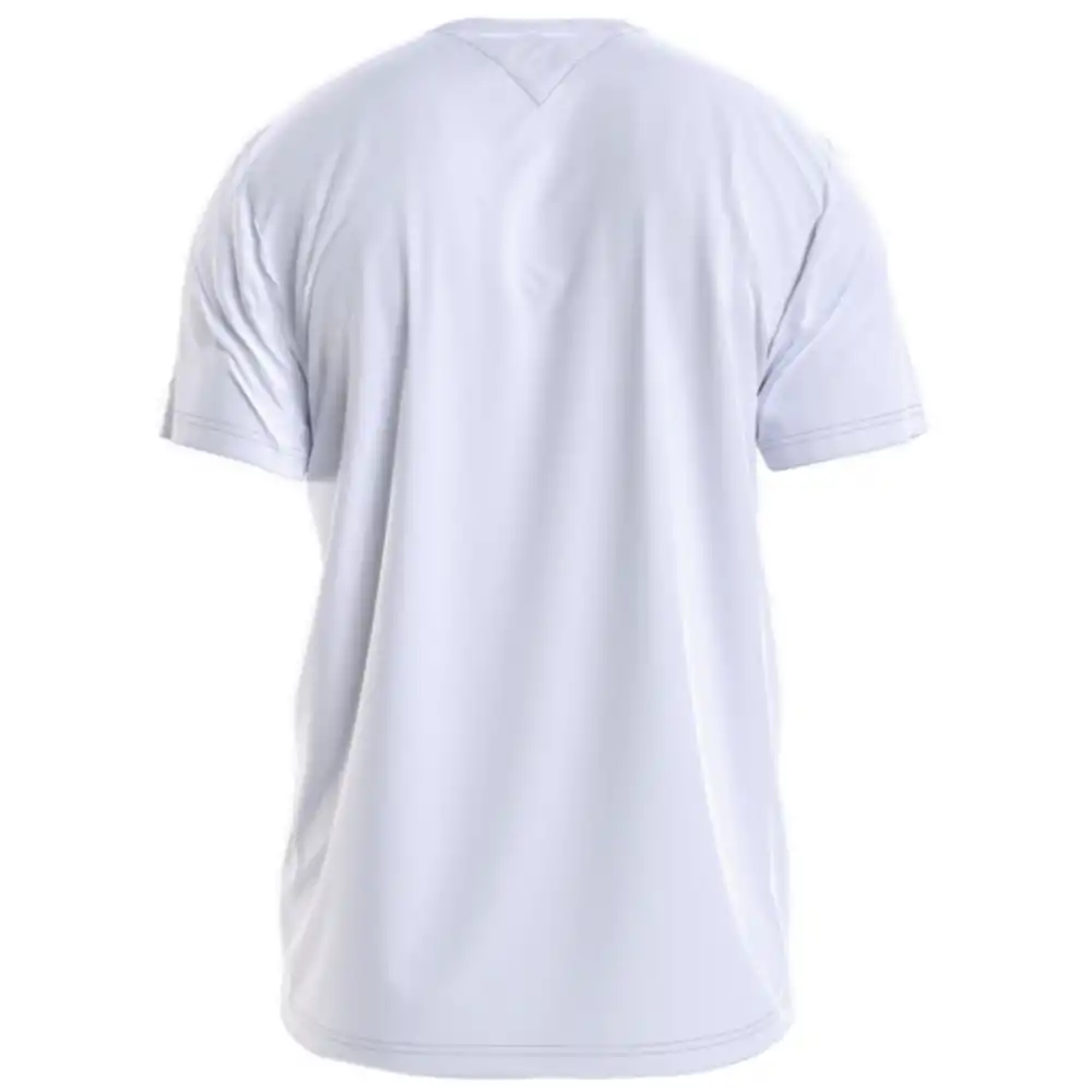 T shirt manche courte homme Tommy Jeans Corp logo Blanc - ZESHOES