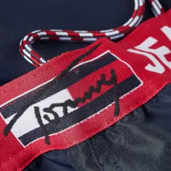 Short de bain homme Tommy Jeans SF medium drawstring Bleu - ZESHOES Short de bain homme Tommy Jeans SF medium drawstring Bleu - ZESHOES