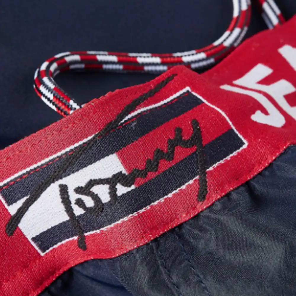 Short de bain homme Tommy Jeans SF medium drawstring Bleu - ZESHOES Short de bain homme Tommy Jeans SF medium drawstring Bleu - ZESHOES