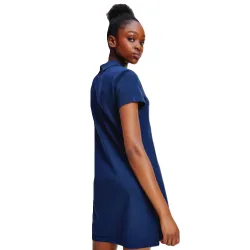 Robe femme Tommy Jeans Essential Bleu - ZESHOES Robe femme Tommy Jeans Essential Bleu - ZESHOES