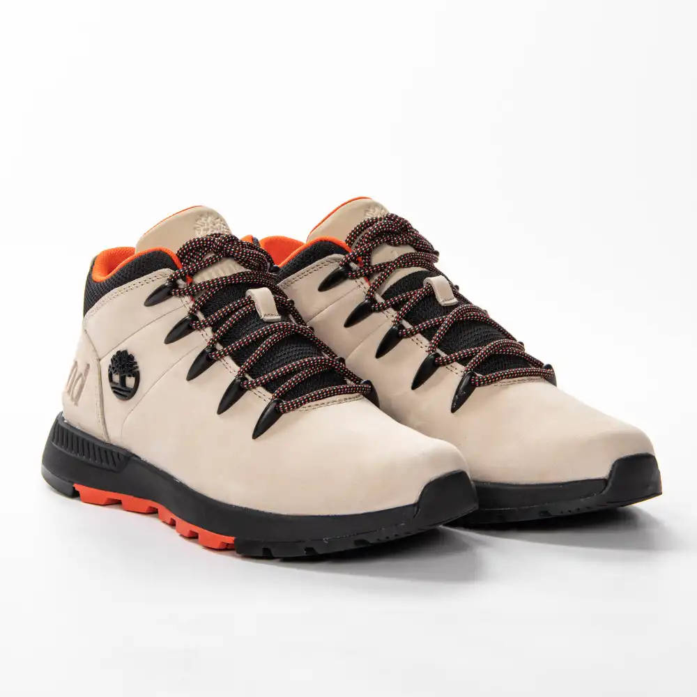 Basket montante homme Timberland Sprint trekker mid nubuck Beige - ZESHOES