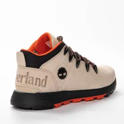 Basket montante homme Timberland Sprint trekker mid nubuck Beige - ZESHOES