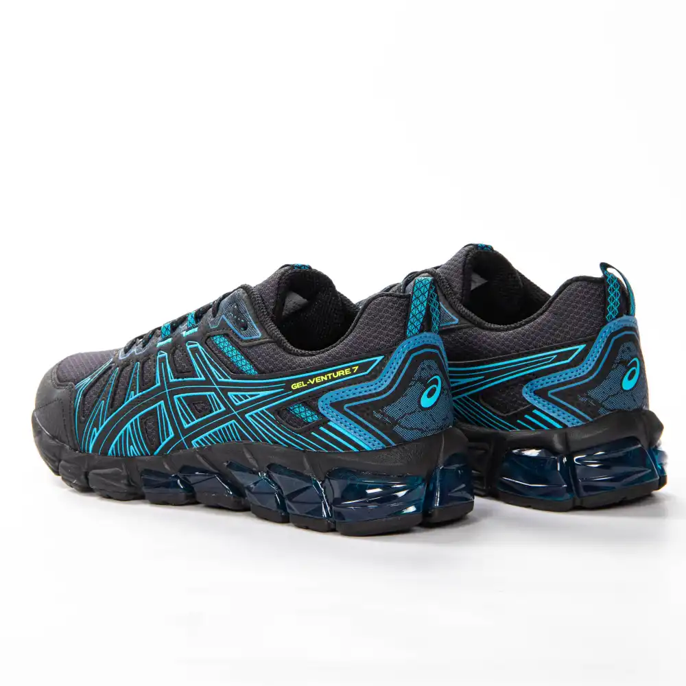 Basket basse homme Asics Gel venture 180 Bleu - ZESHOES Basket basse homme Asics Gel venture 180 Bleu - ZESHOES