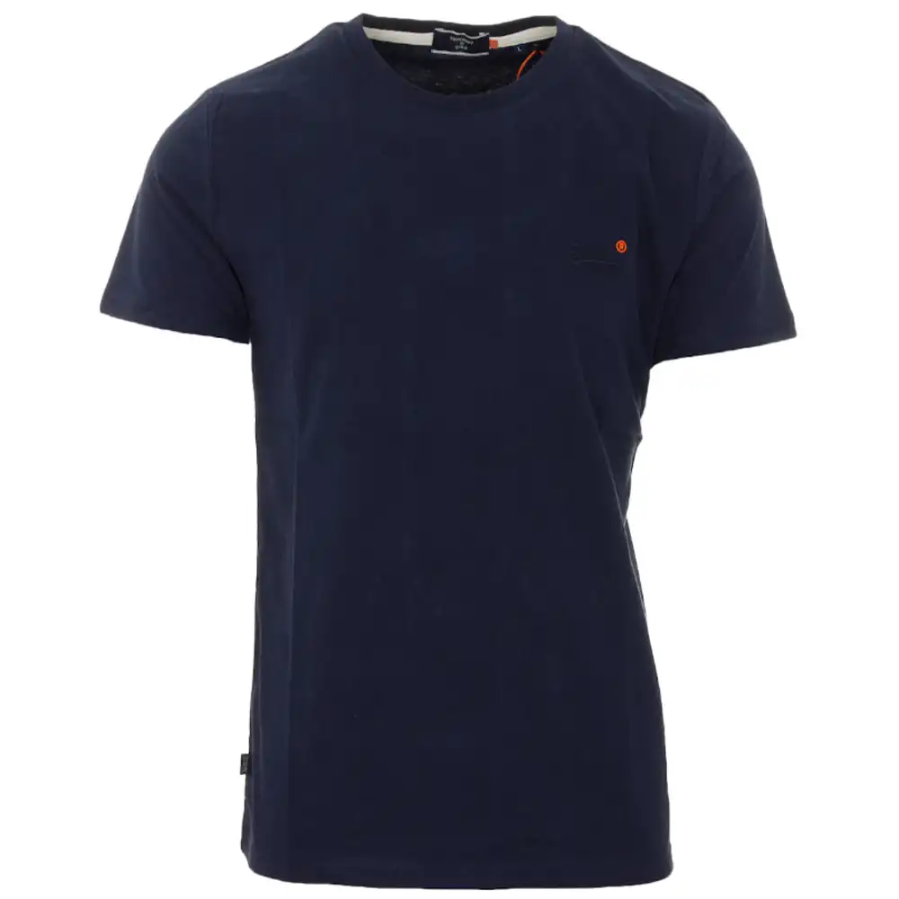 T shirt manche courte homme Superdry Vintage embossed Bleu - ZESHOES