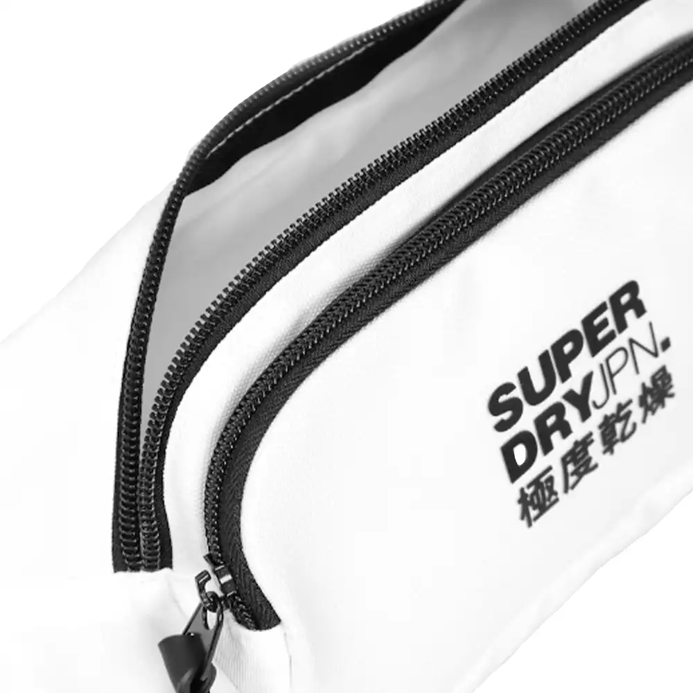 Sac banane homme Superdry streetwear Blanc - ZESHOES