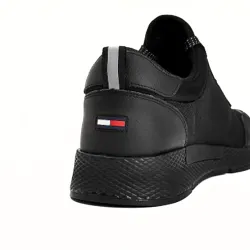 Basket basse homme Tommy Jeans Little flag Noir - ZESHOES Basket basse homme Tommy Jeans Little flag Noir - ZESHOES