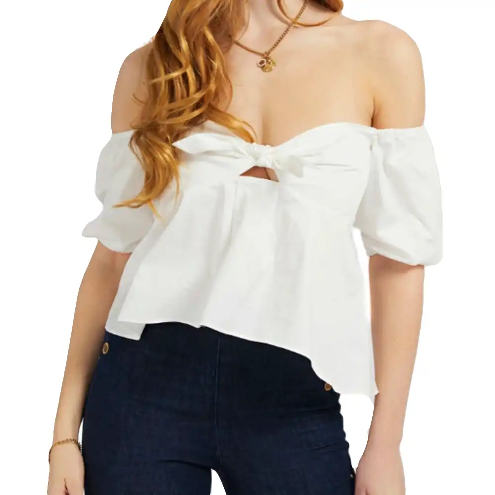 Debardeur femme Guess Summer style Blanc - ZESHOES Debardeur femme Guess Summer style Blanc - ZESHOES