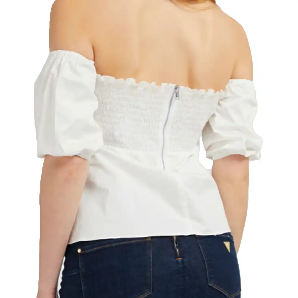 Debardeur femme Guess Summer style Blanc - ZESHOES Debardeur femme Guess Summer style Blanc - ZESHOES