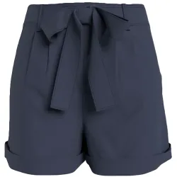 Short femme Tommy Jeans Mom belted Bleu - ZESHOES