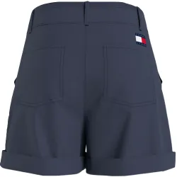 Short femme Tommy Jeans Mom belted Bleu - ZESHOES