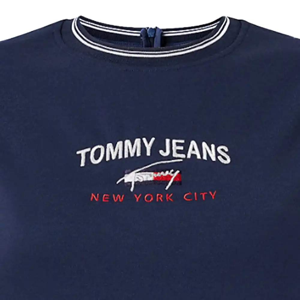 Robe femme Tommy Jeans Style New York City Bleu - ZESHOES Robe femme Tommy Jeans Style New York City Bleu - ZESHOES