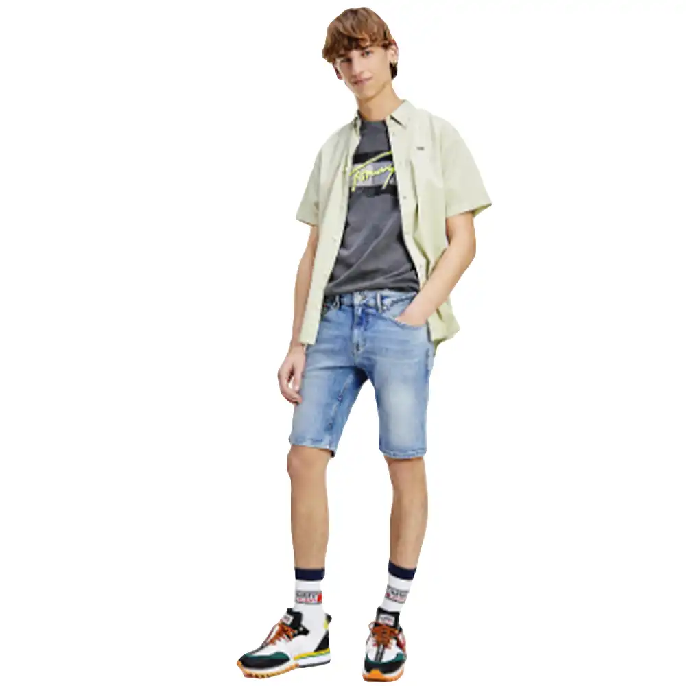 Short homme Tommy Jeans Slim scanton Jeans - ZESHOES