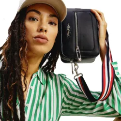 Pochette femme Tommy Jeans Style iconic Noir - ZESHOES Pochette femme Tommy Jeans Style iconic Noir - ZESHOES