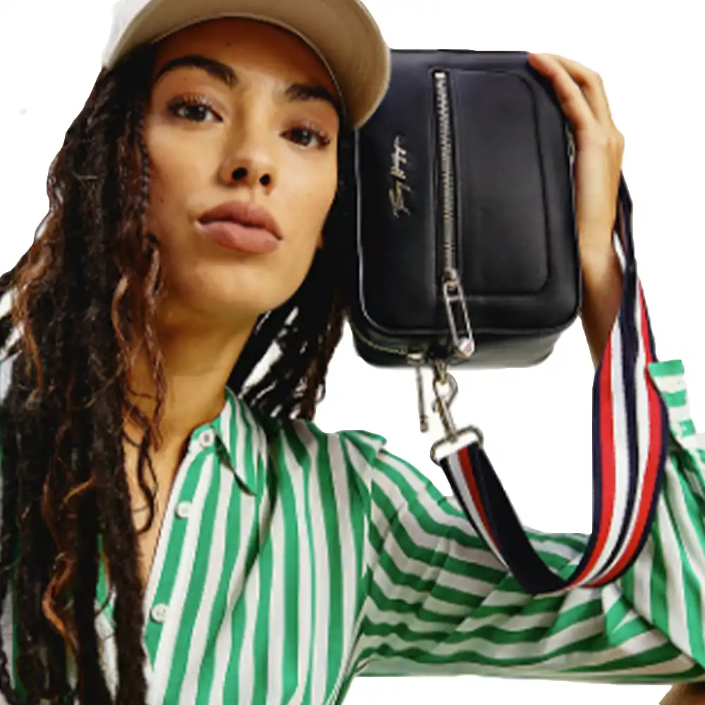 Pochette femme Tommy Jeans Style iconic Noir - ZESHOES Pochette femme Tommy Jeans Style iconic Noir - ZESHOES