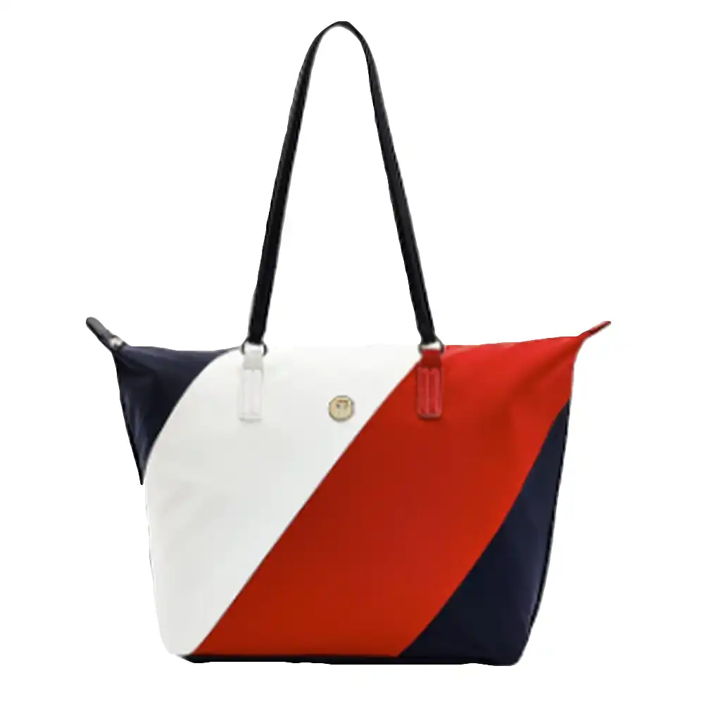 Sac a main femme Tommy Jeans Style cabas logo emblématique Multicolor - ZESHOES